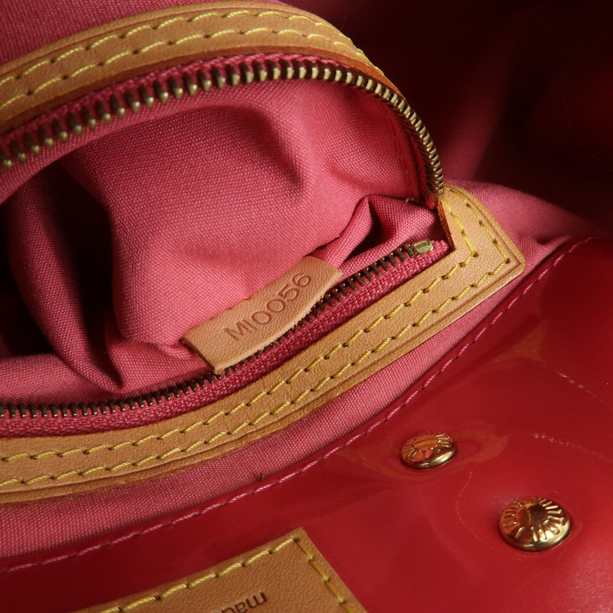 Louis Vuitton Reade Monogram Vernis Pink Patent_Leather Handbag (Pre-Owned)