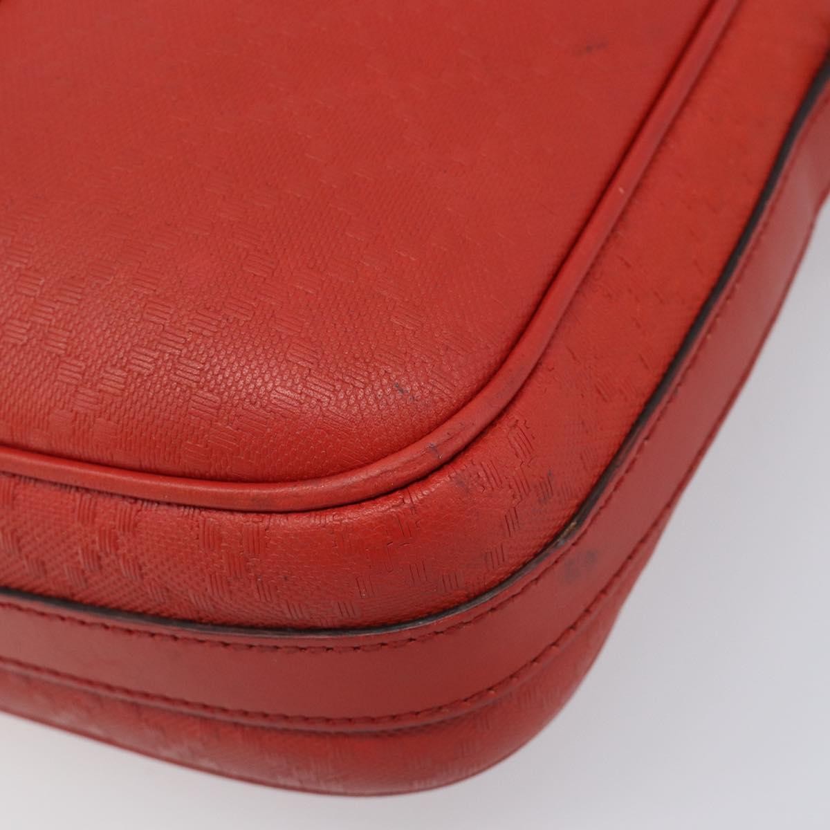 Gucci Bright Convertible Diamante Leather Red Leather Briefcase Bag (Pre-Owned)