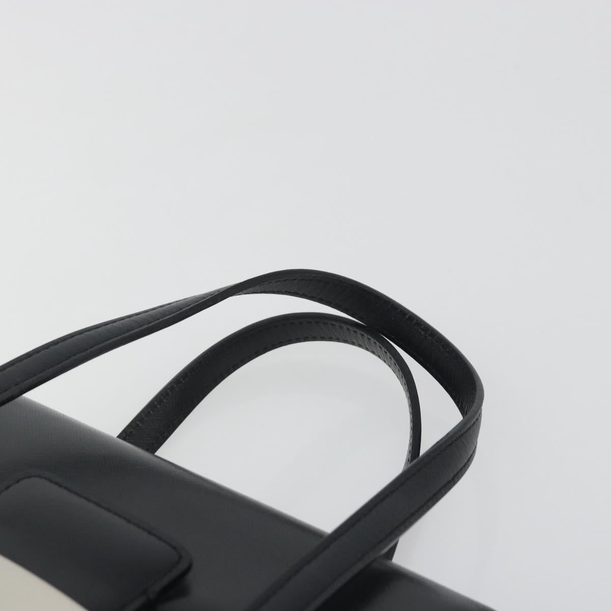 Burberry Vintage Leather Black Leather Handbag (Pre-Owned)