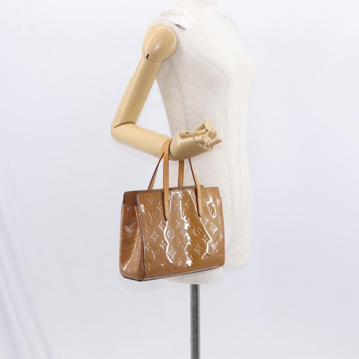 Louis Vuitton Catalina Monogram Vernis Pink Patent_Leather Handbag (Pre-Owned)