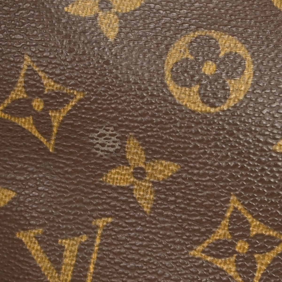 Louis Vuitton Cabas Mezzo Monogram Canvas Brown Canvas Shoulder Bag Bag (Pre-Owned)