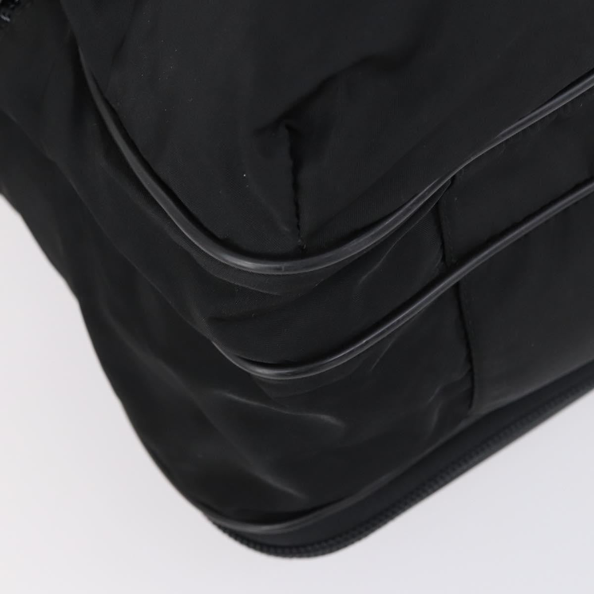 Prada Porta Computer Tessuto And Saffiano Leather Black Nylon Briefcase Bag (Pre-Owned)