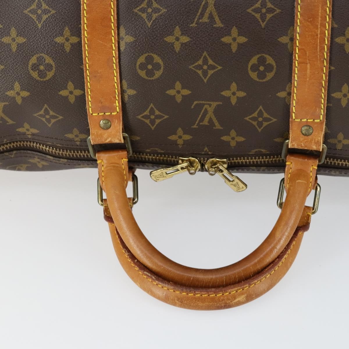 Louis Vuitton Keepall Monogram Canvas Brown Canvas Travel Bag Bag (Pre-Owned)