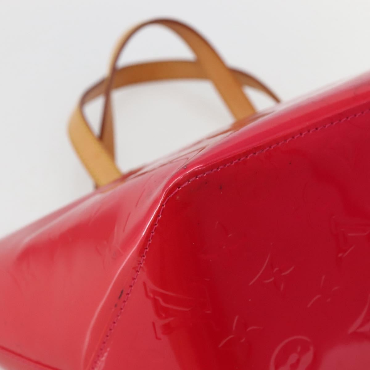Louis Vuitton Bellevue Monogram Vernis Pink Patent_Leather Tote Bag Bag (Pre-Owned)