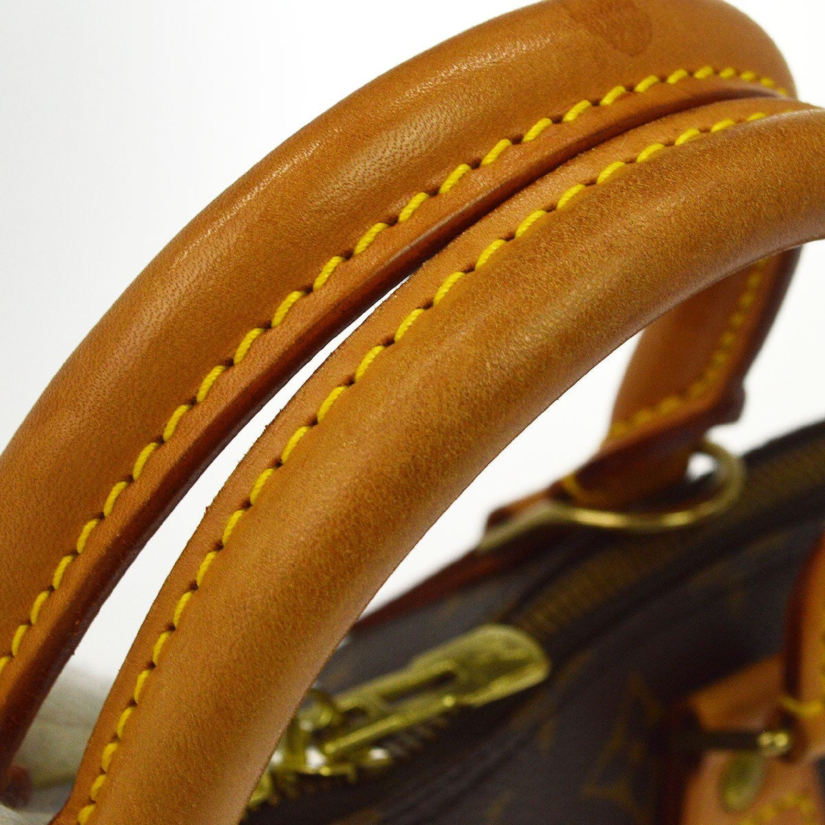 Louis Vuitton Alma Monogram Canvas Brown Canvas Handbag (Pre-Owned)