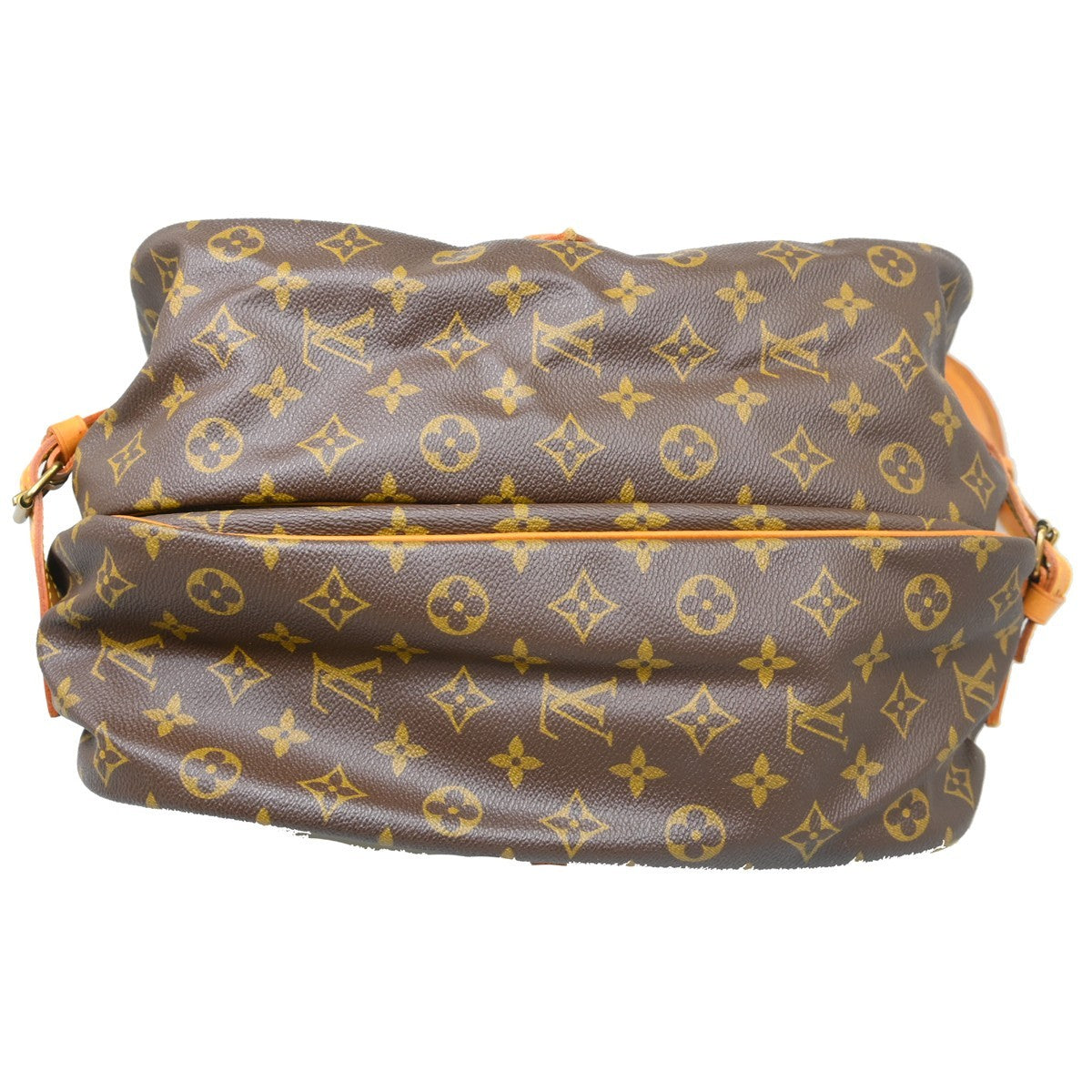 Louis Vuitton Saumur Monogram Canvas Brown Canvas Shoulder Bag Bag (Pre-Owned)