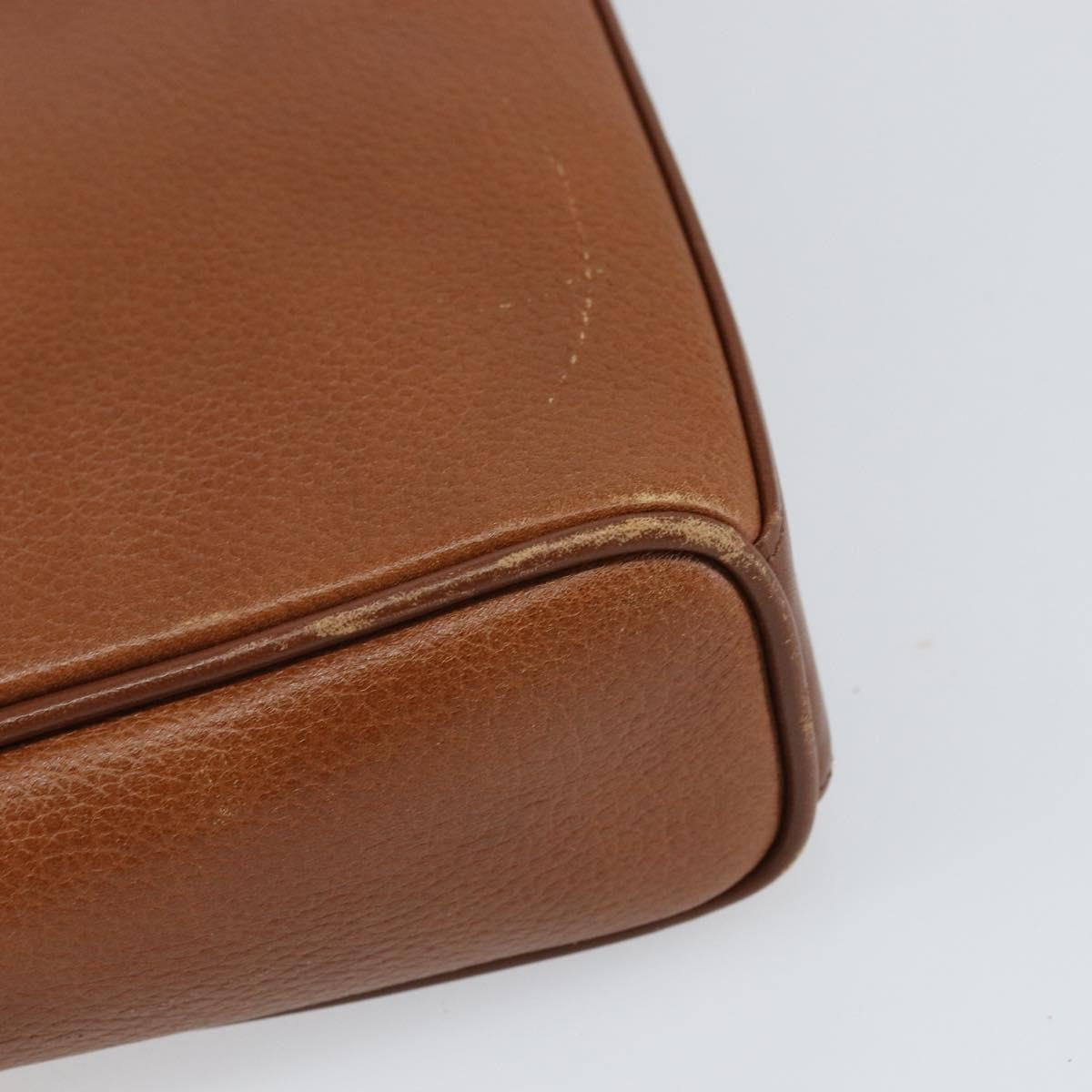 Burberry Vintage Leather Brown Leather Shoulder Bag Bag (Pre-Owned)