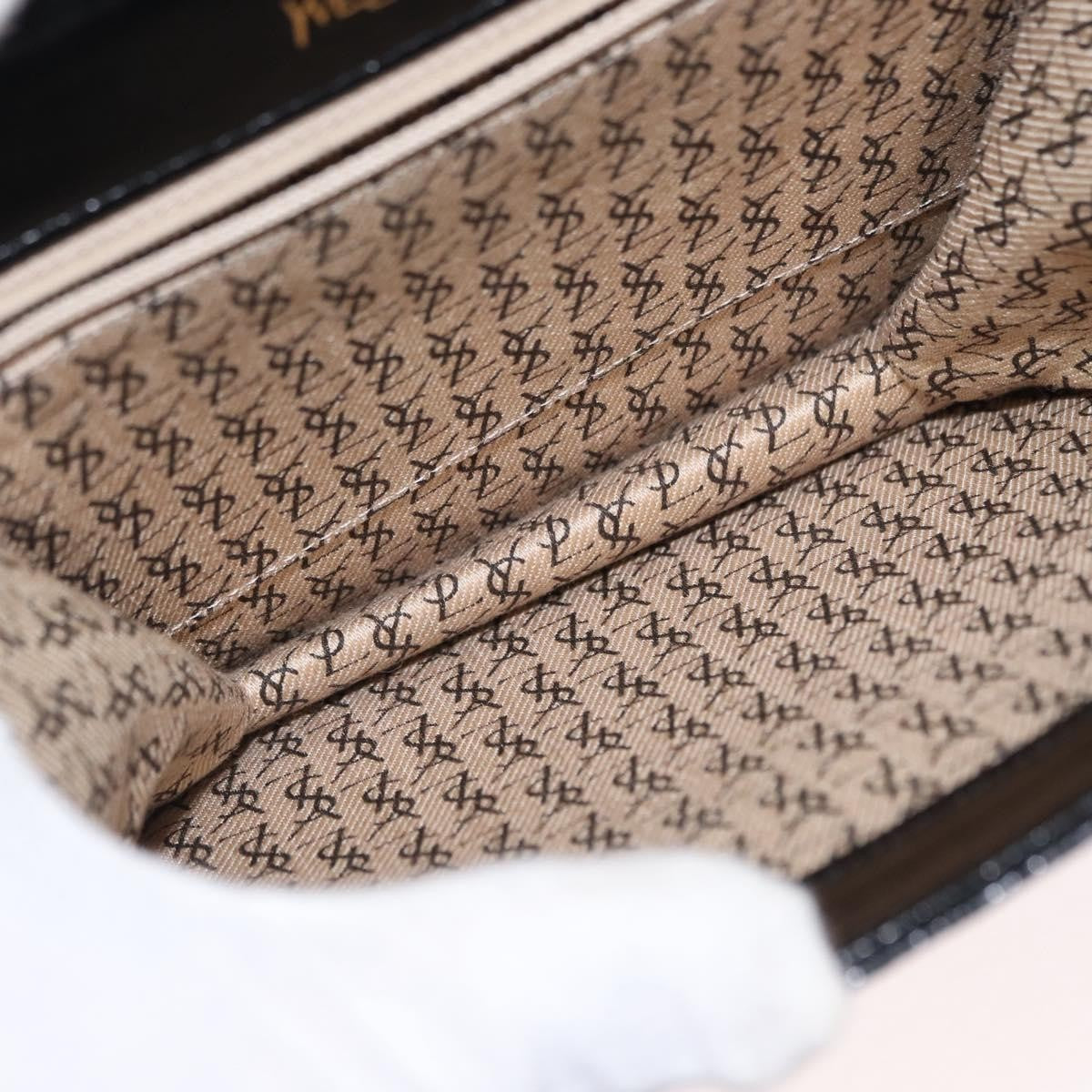 Saint Laurent Vintage Leather Black Leather Shoulder Bag Bag (Pre-Owned)
