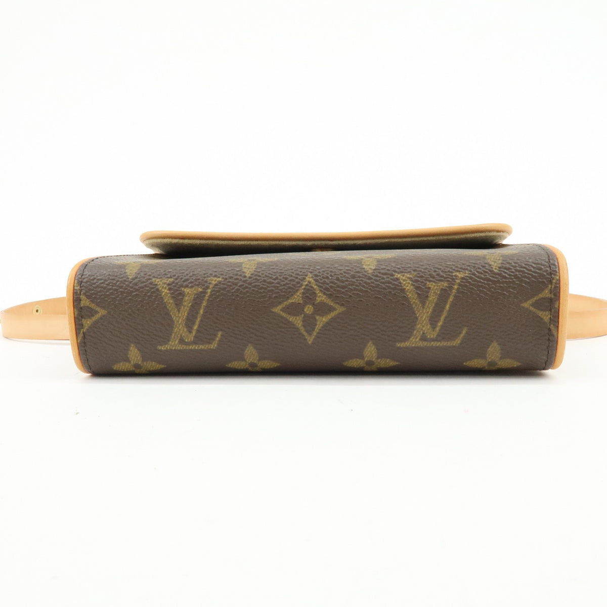 Louis Vuitton Florentine Waist Monogram Canvas Brown Canvas Handbag (Pre-Owned)