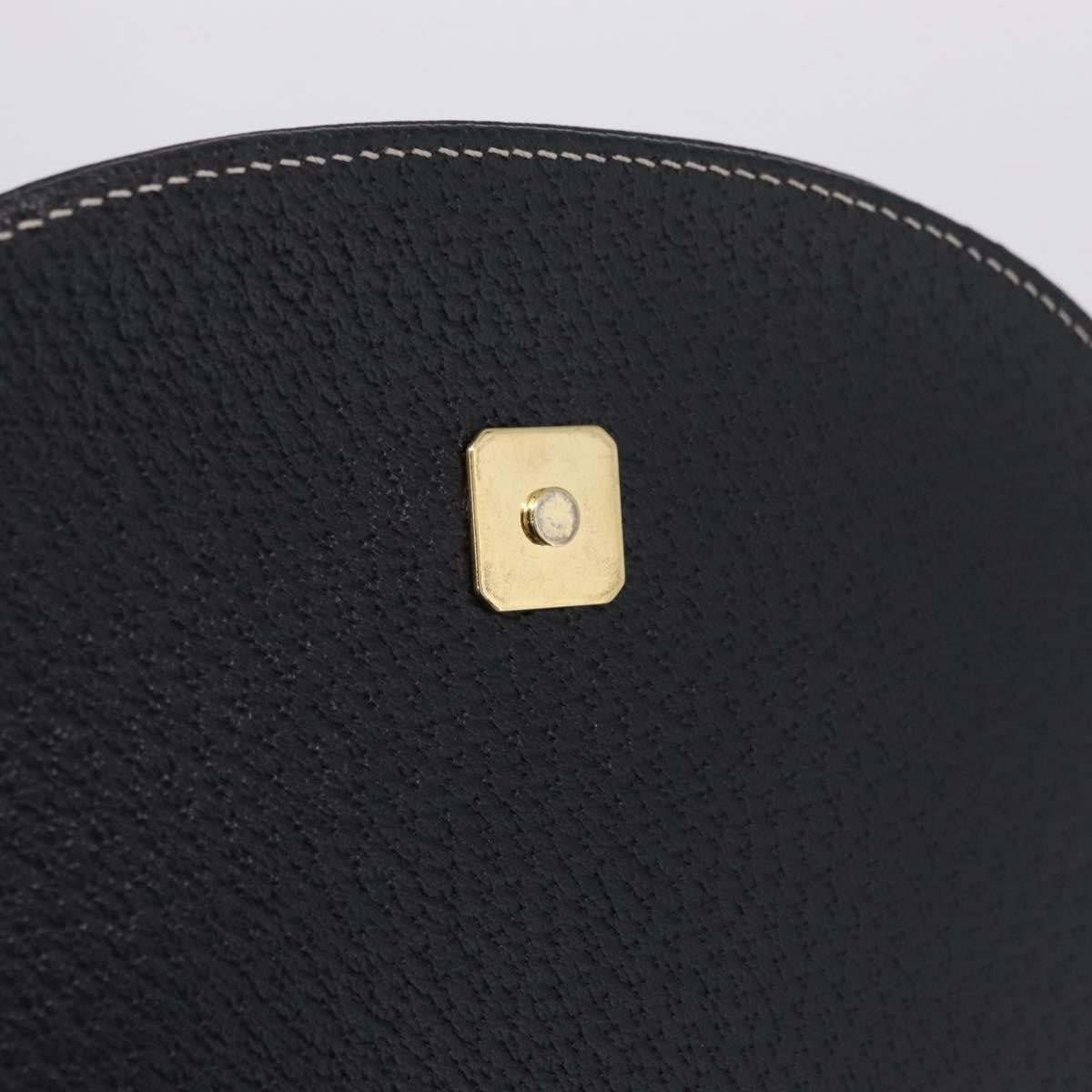 Fendi Shoulder Leather Black Leather Shoulder Bag Bag (Pre-Owned)