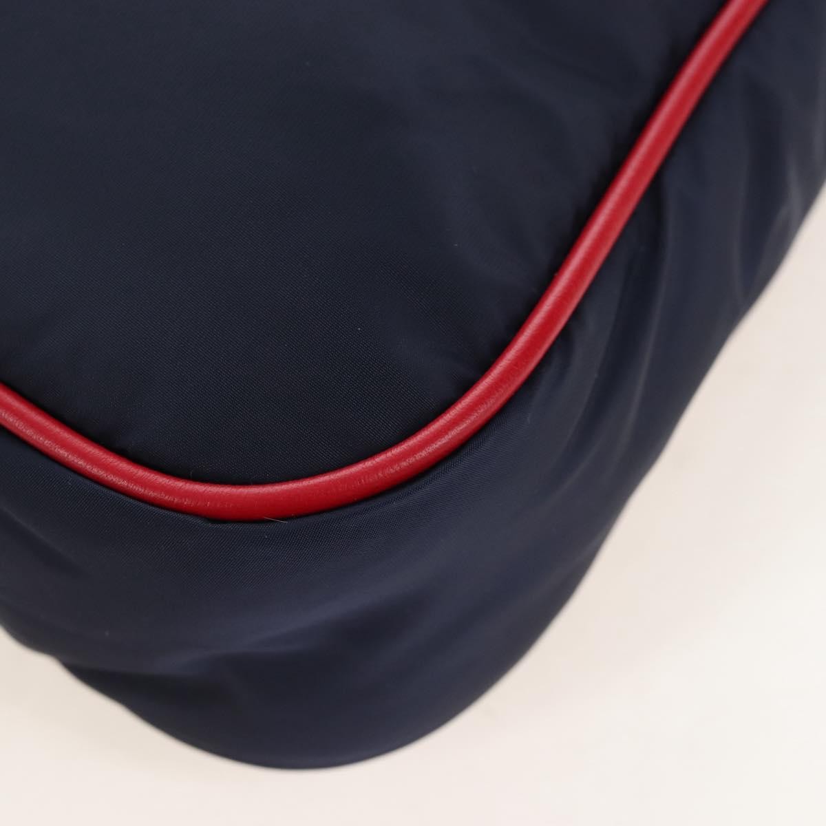 Saint Laurent Le 5 A 7 Hobo Nylon Navy Nylon Shoulder Bag Bag (Pre-Owned)