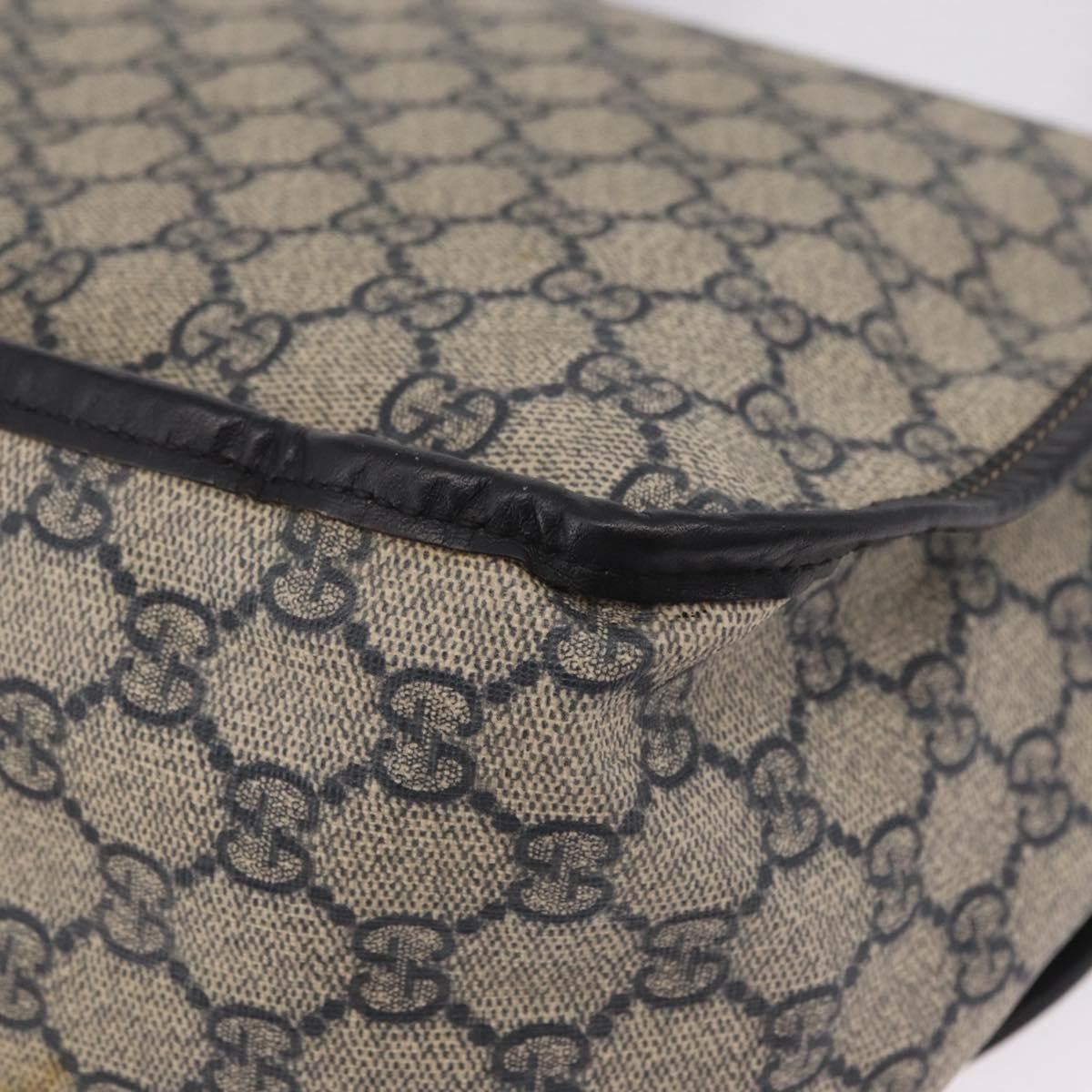 Gucci Gg Messenger Gg Coated Canvas Navy Pvc Shoulder Bag Bag (Pre-Owned)