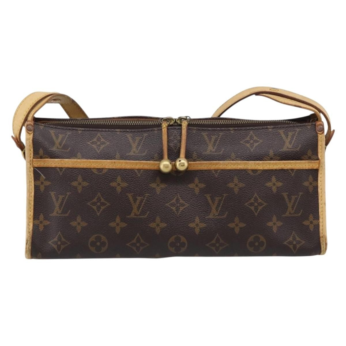 Louis Vuitton Popincourt Monogram Canvas Brown Canvas Shoulder Bag Bag (Pre-Owned)