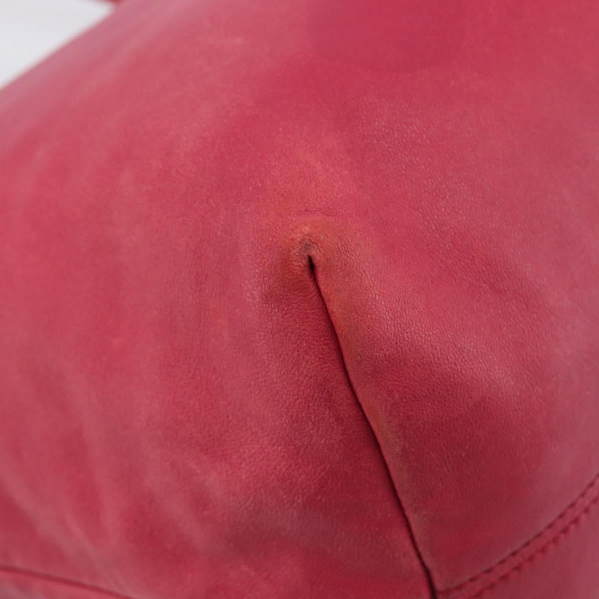 Loewe Tote Leather Pink Leather Tote Bag Bag (Pre-Owned)