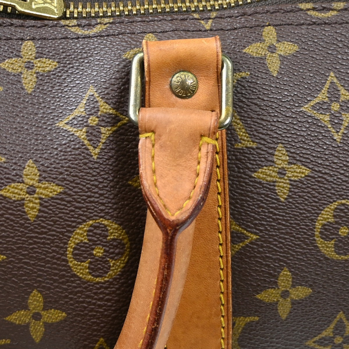 Louis Vuitton Keepall Monogram Canvas Brown Canvas Travel Bag Bag (Pre-Owned)