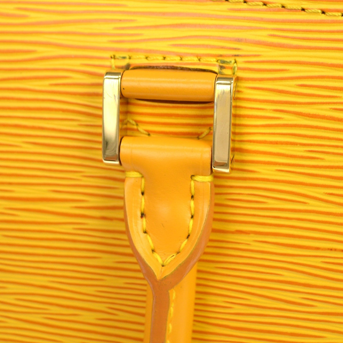 Louis Vuitton Pont Neuf Epi Yellow Leather Handbag (Pre-Owned)
