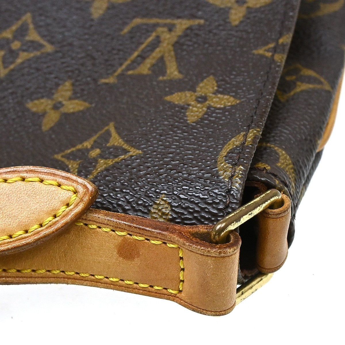 Louis Vuitton Musette Tango Monogram Canvas Brown Canvas Shoulder Bag Bag (Pre-Owned)