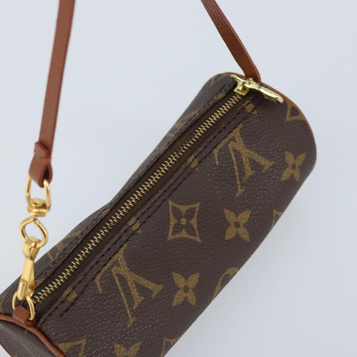 Louis Vuitton Papillon Pochette Monogram Canvas Brown Canvas Clutche & Pouche Bag (Pre-Owned)