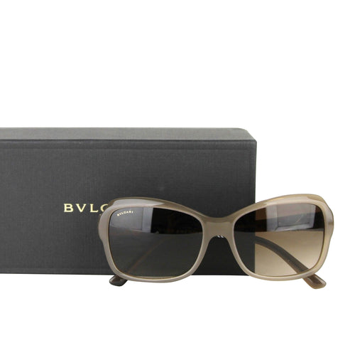 Bvlgari Women's Triangle Pattern Oversized Sunglasses