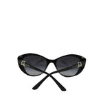 Bvlgari Women Triangle Crystal Plastic Cat Eye Sunglasses