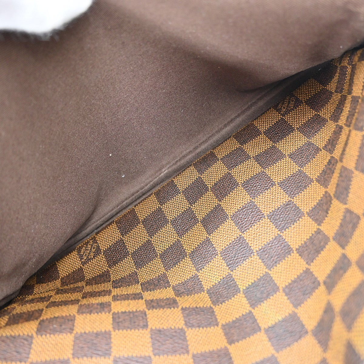 Louis Vuitton Naviglio Damier Brown Canvas Shoulder Bag Bag (Pre-Owned)