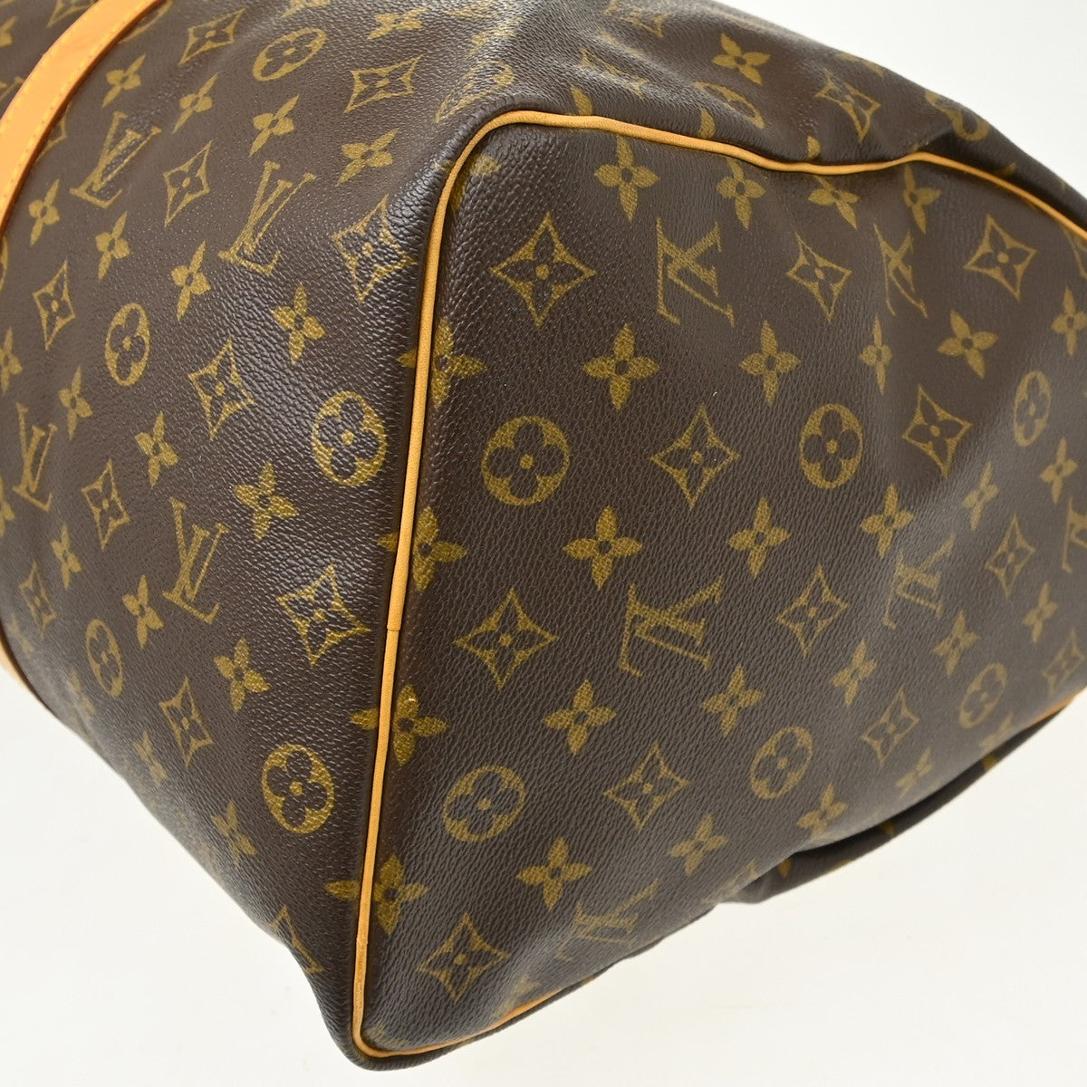 Louis Vuitton Keepall Monogram Canvas Brown Canvas Travel Bag Bag (Pre-Owned)