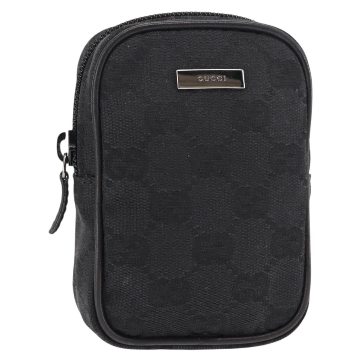 Gucci Gg Canvas Canvas Black Canvas Clutche & Pouche Bag (Pre-Owned)