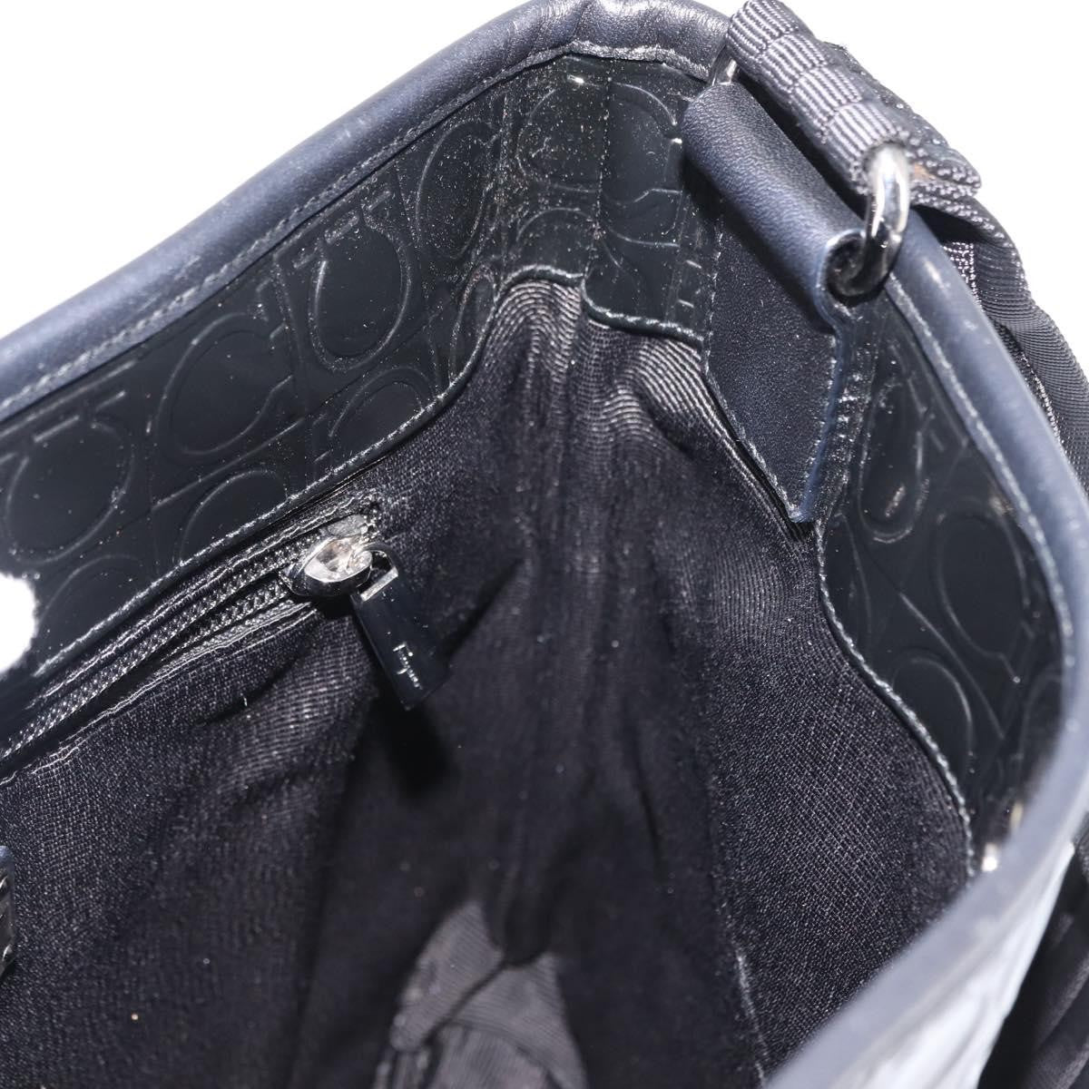 Salvatore Ferragamo Gancini Patent Leather Black Patent_Leather Shoulder Bag Bag (Pre-Owned)