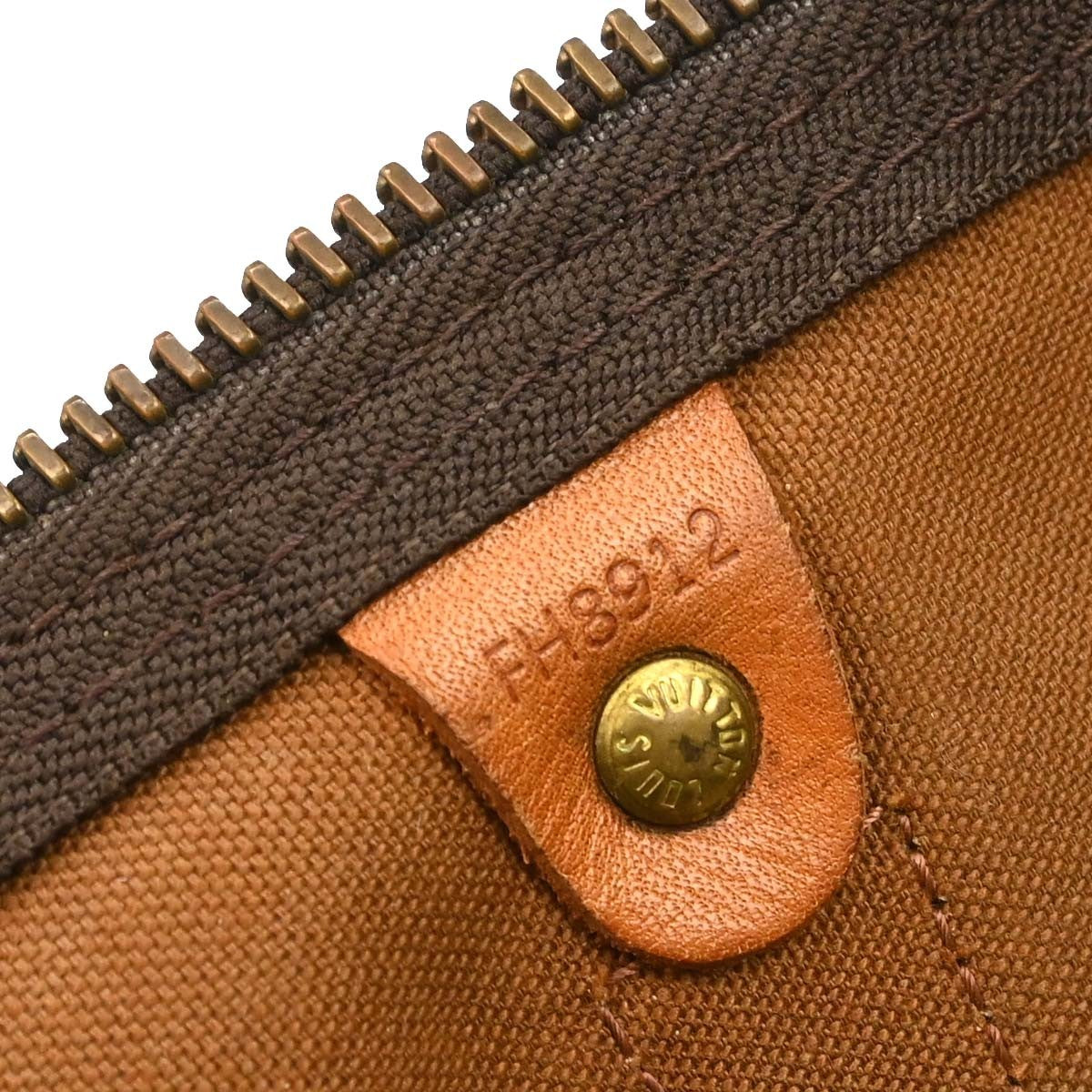 Louis Vuitton Keepall Monogram Canvas Brown Canvas Travel Bag Bag (Pre-Owned)