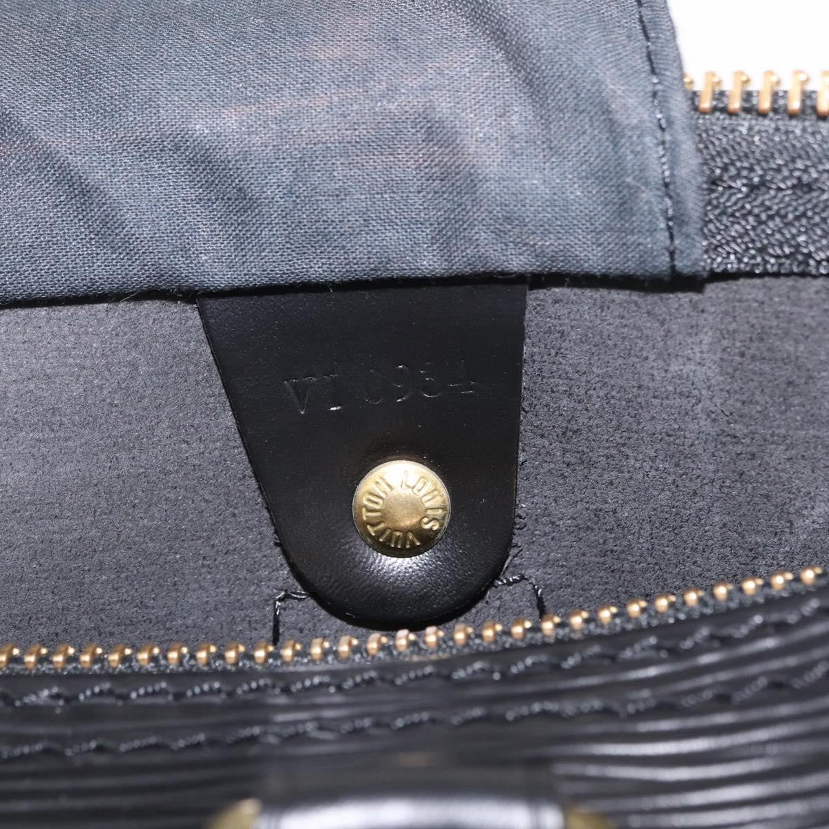 Louis Vuitton Speedy Epi Leather Black Leather Handbag (Pre-Owned)