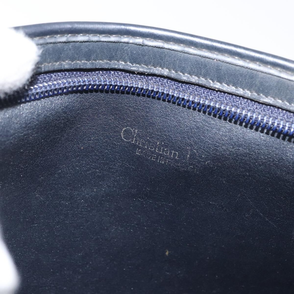 Christian Dior Vintage Trotter Canvas Navy Canvas Shoulder Bag Bag (Pre-Owned)