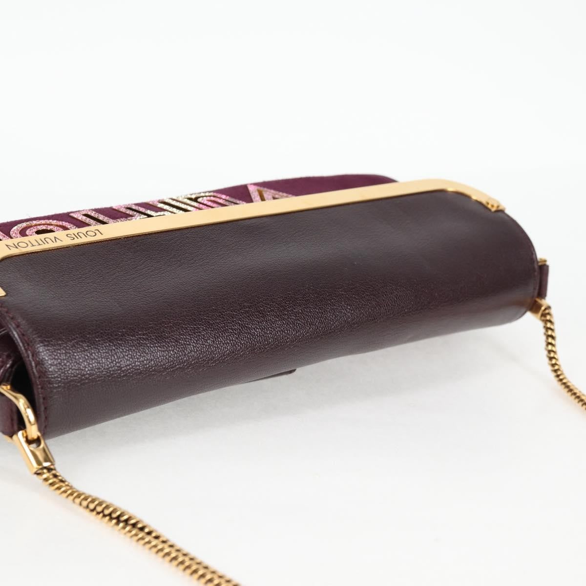 Louis Vuitton Avant Garde Pochette Leather With Suede Brown Leather Bag (Pre-Owned)