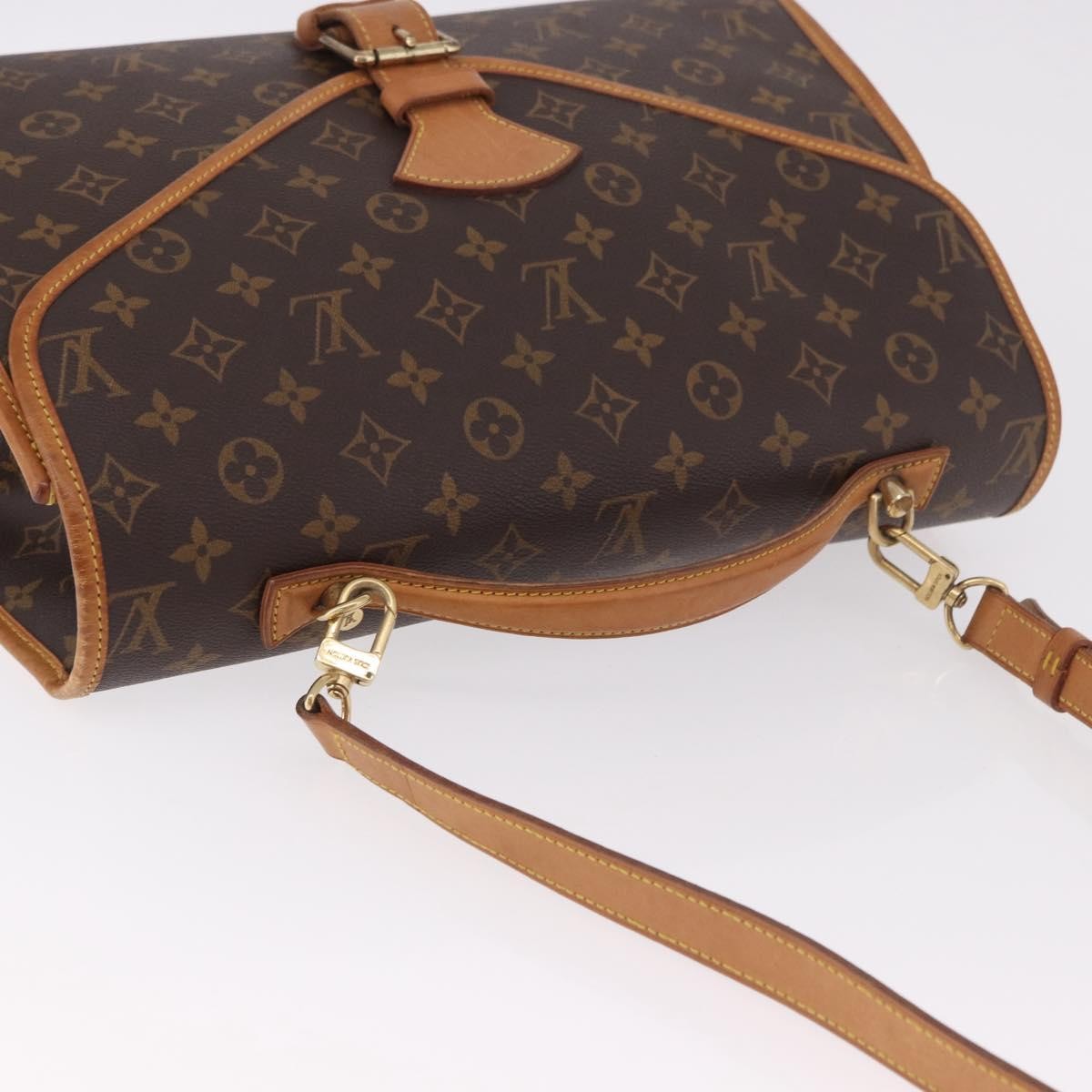 Louis Vuitton Beverly Monogram Canvas Brown Canvas Briefcase Bag (Pre-Owned)