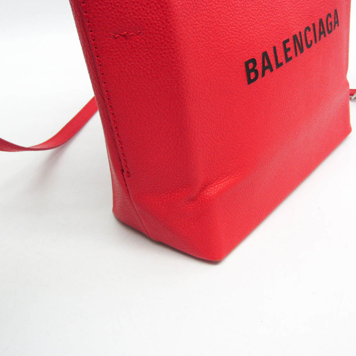 Balenciaga Shopping Leather Red Leather Tote Bag Bag (Pre-Owned)
