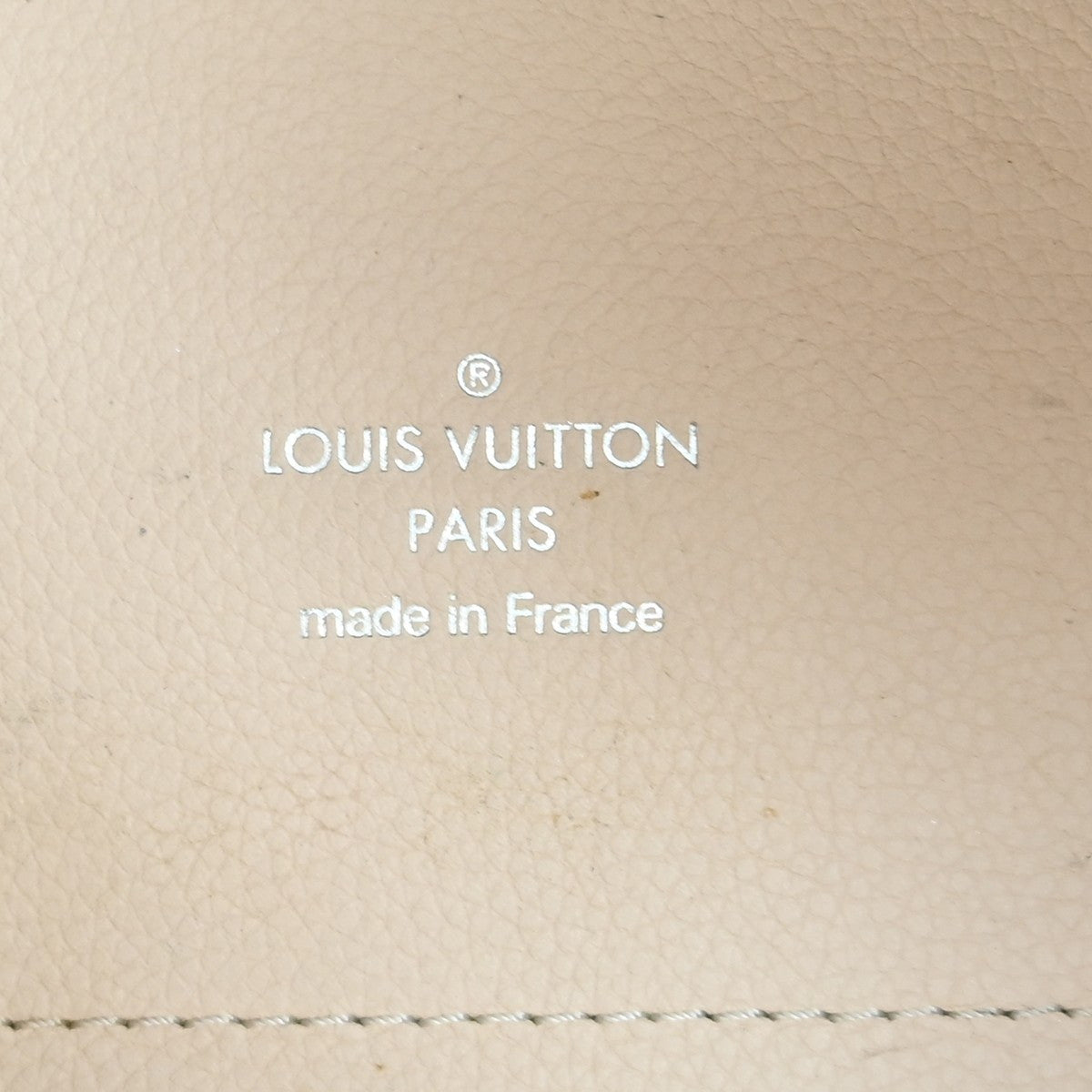 Louis Vuitton Hina Mahina Leather Beige Leather Handbag (Pre-Owned)