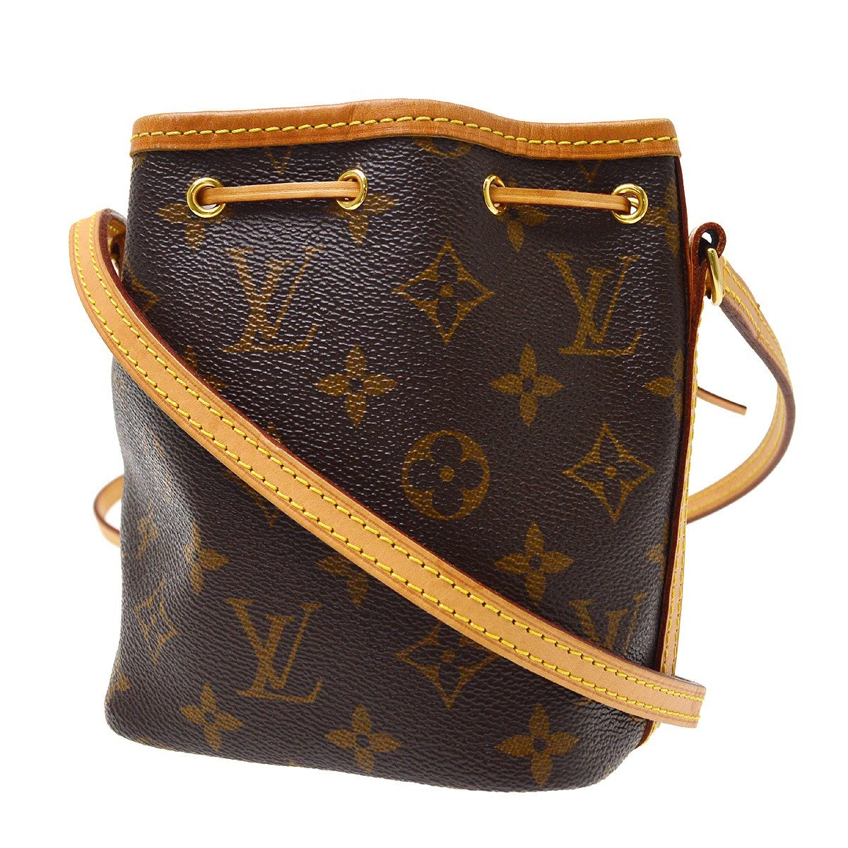 Louis Vuitton Noe Monogram Canvas Brown Canvas Shoulder Bag Bag (Pre-Owned)