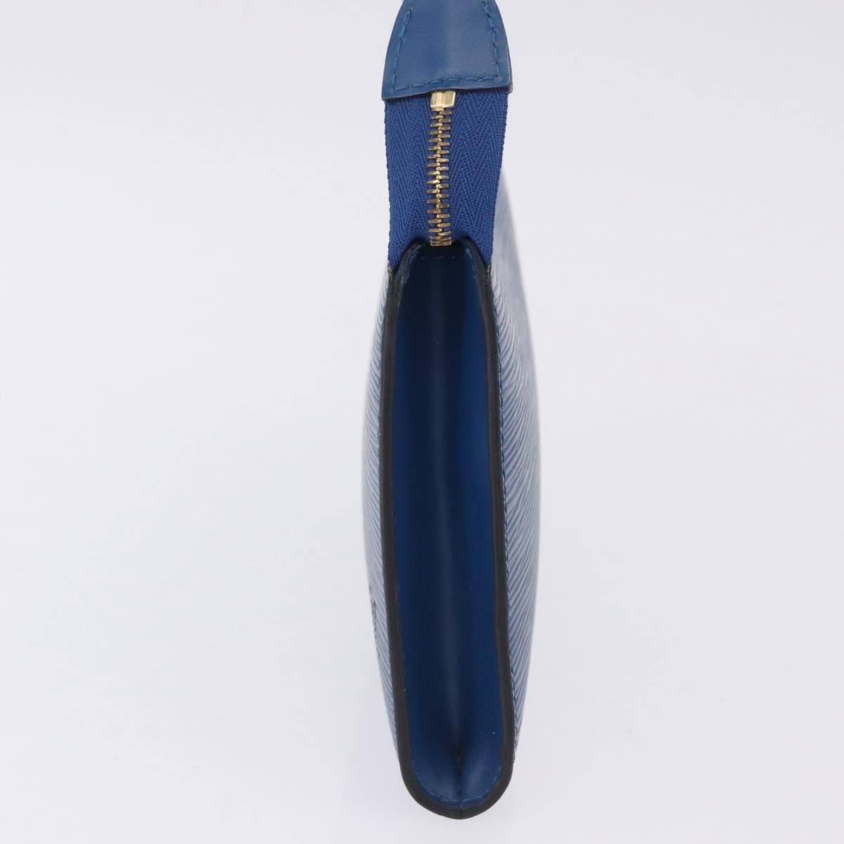Louis Vuitton Pochette Accessoires Epi Blue Leather Clutche & Pouche Bag (Pre-Owned)