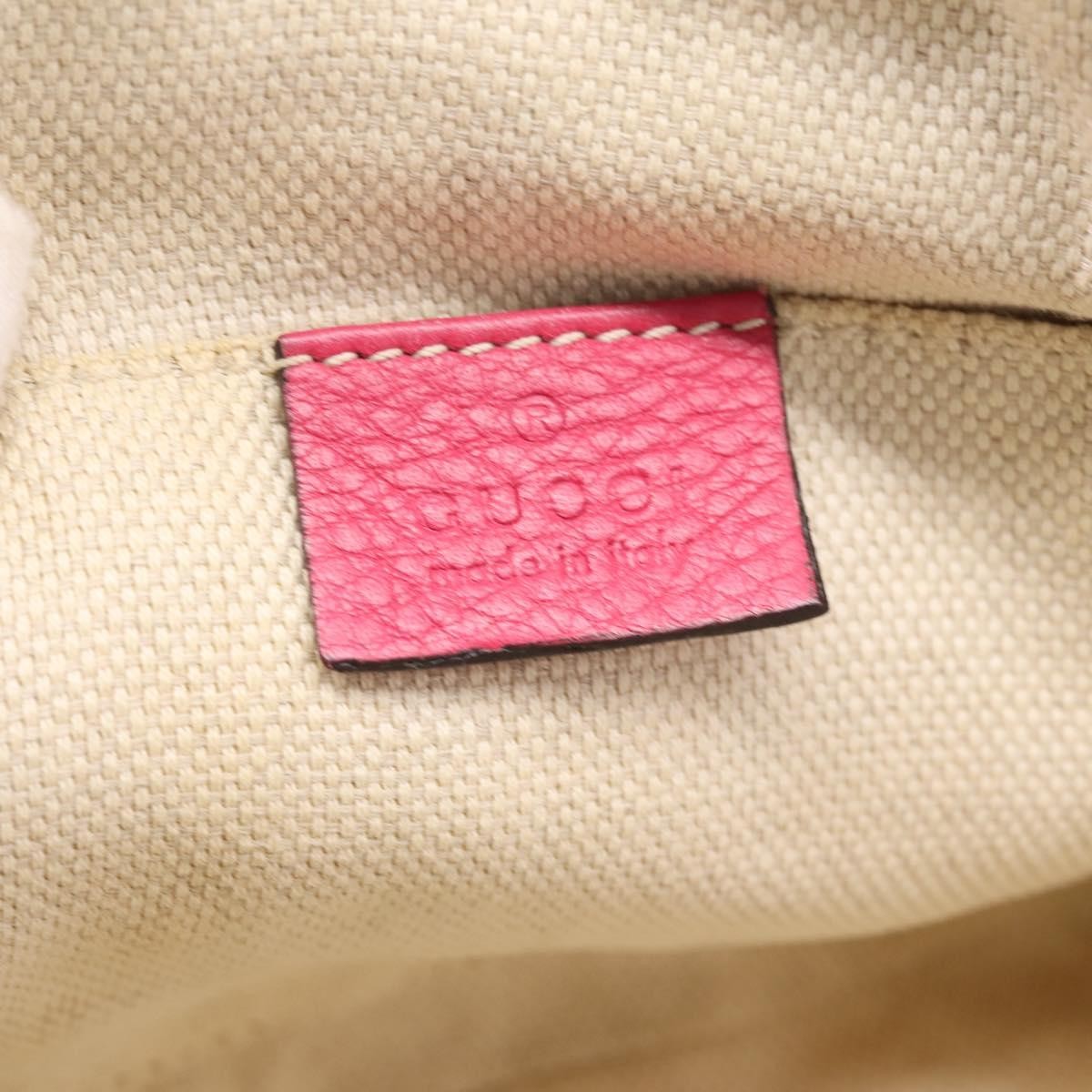 Gucci Soho Disco Leather Pink Leather Crossbody Bag Bag (Pre-Owned)