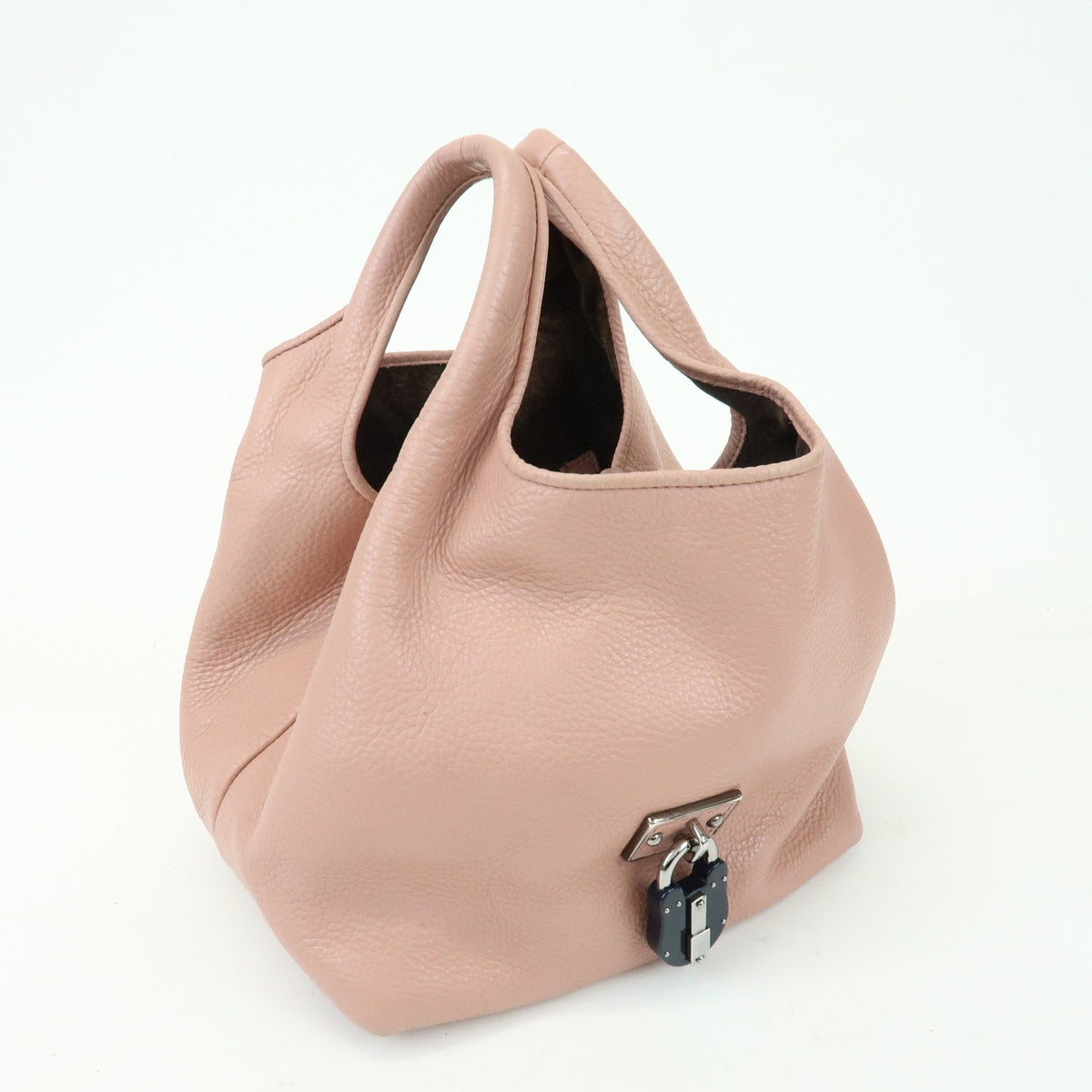 Loewe Calle Hobo Suede Pink Leather Shoulder Bag Bag (Pre-Owned)