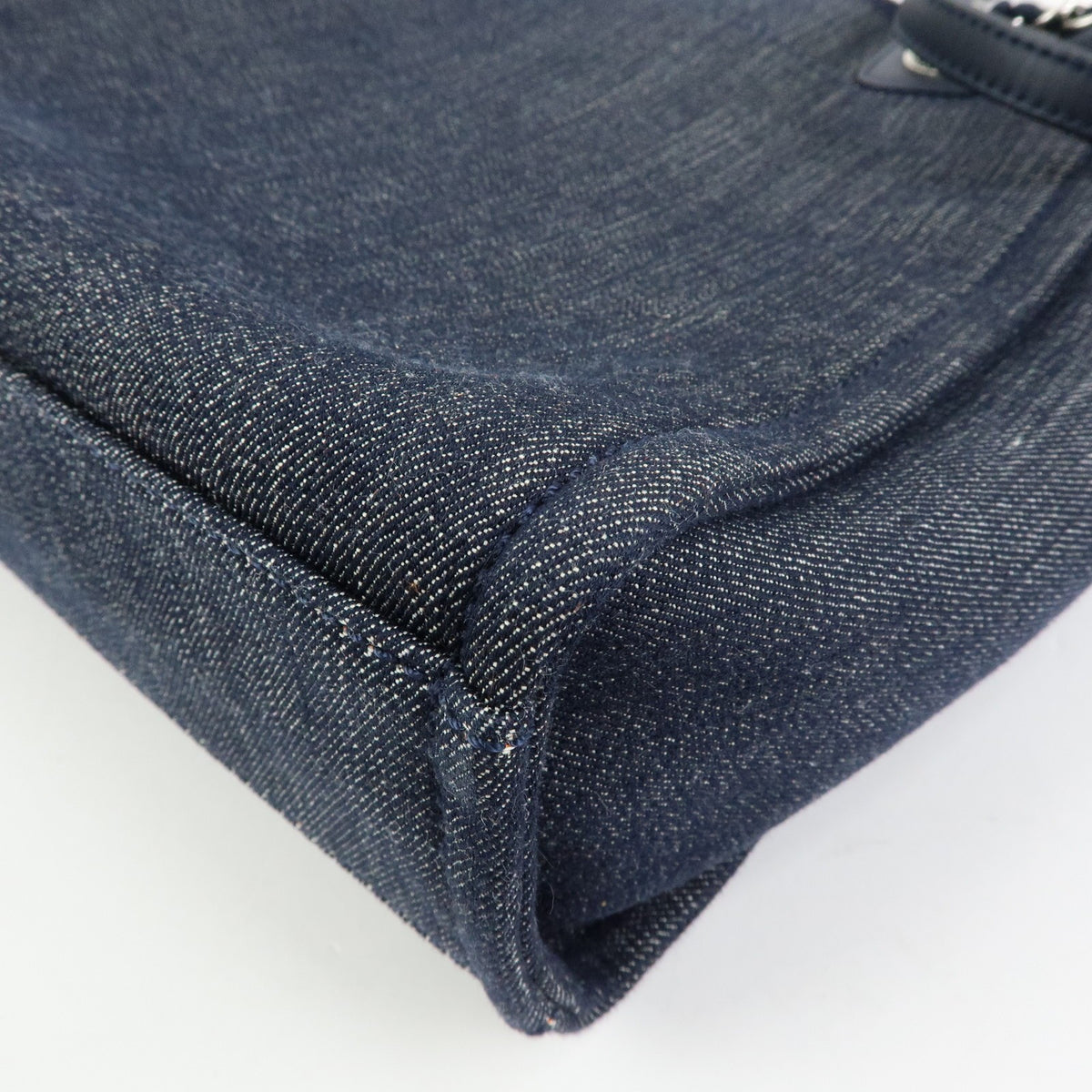 Chanel Deauville Denim Blue Denim_Jeans Tote Bag Bag (Pre-Owned)
