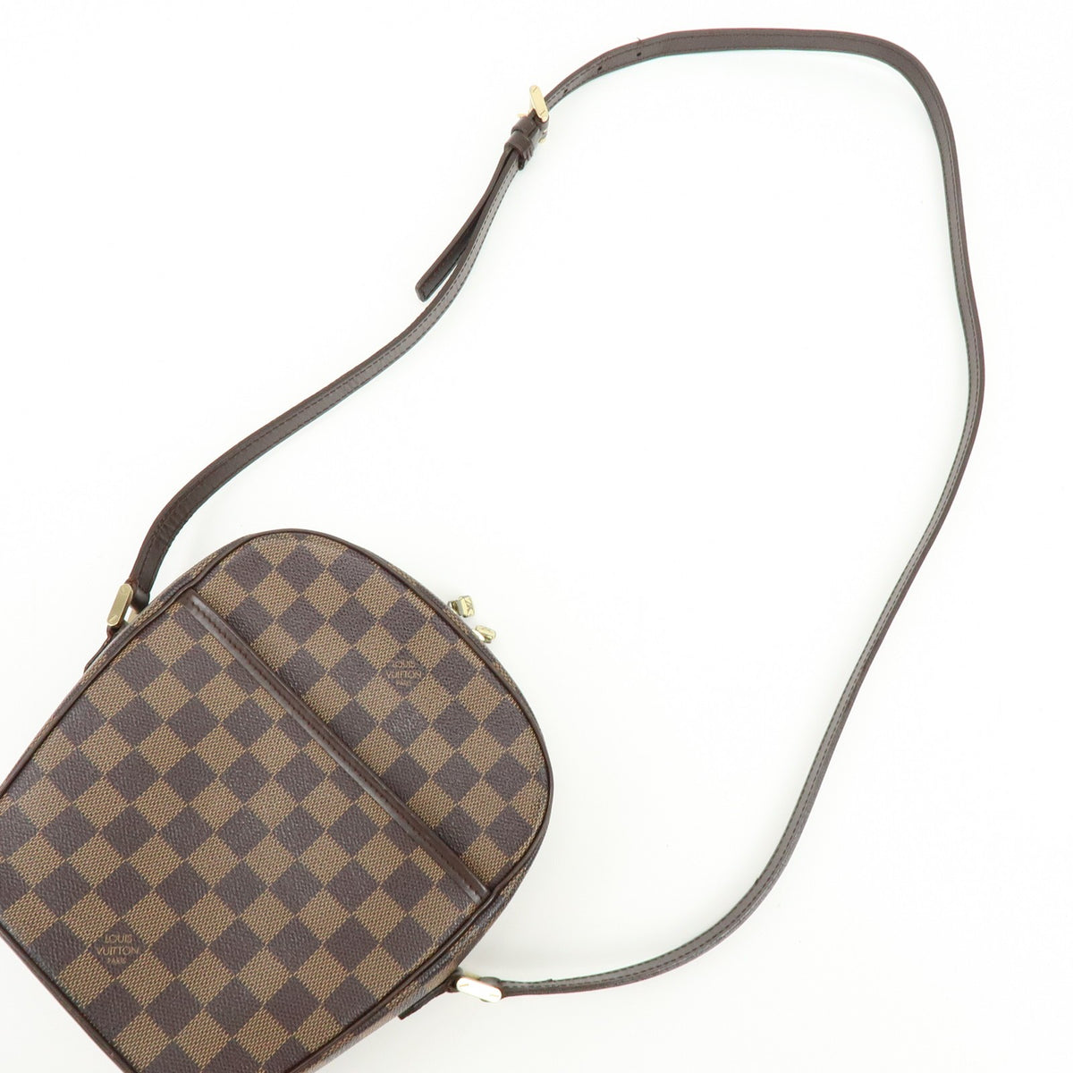 Louis Vuitton Ipanema Damier Brown Canvas Handbag (Pre-Owned)