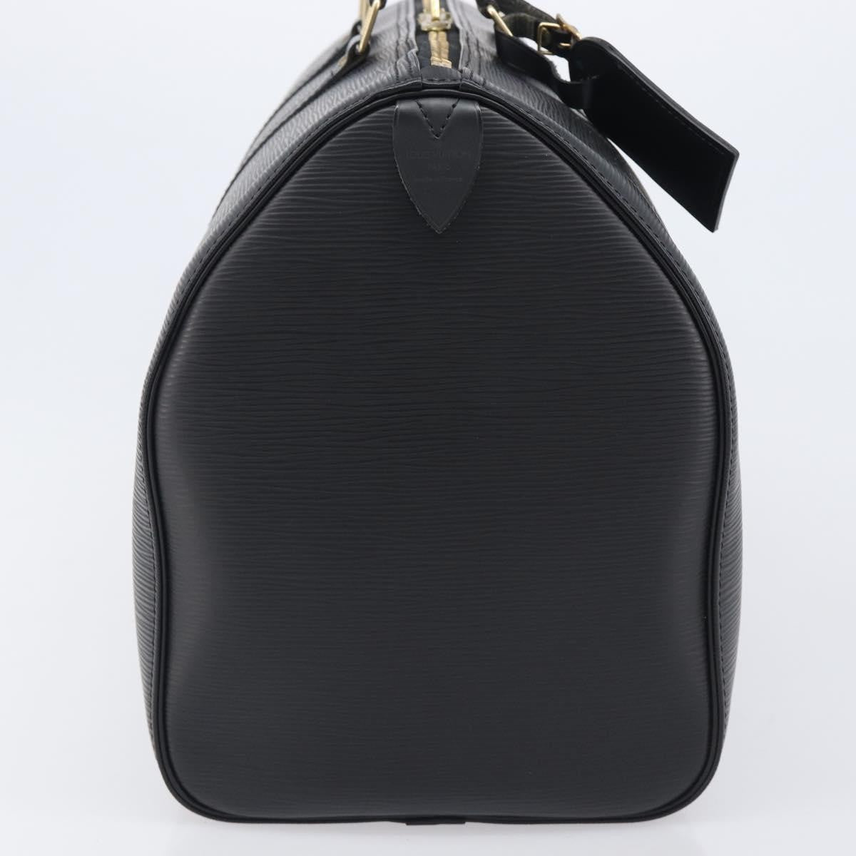 Louis Vuitton Keepall Epi Leather Black Leather Travel Bag Bag (Pre-Owned)
