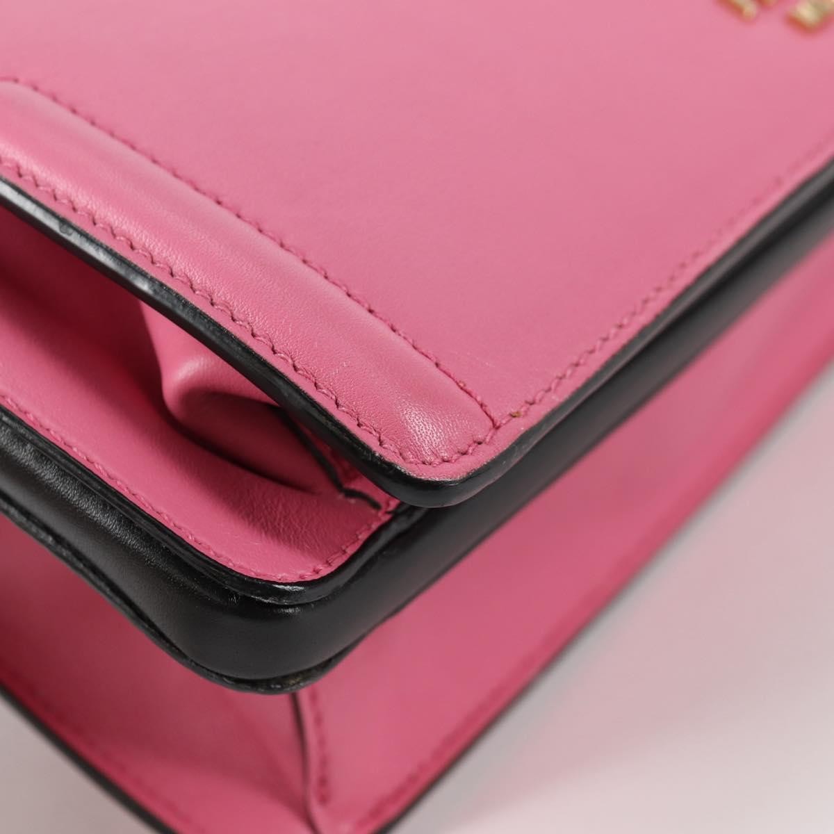Prada Belle Top Handle City Calf Pink Leather Bag (Pre-Owned)