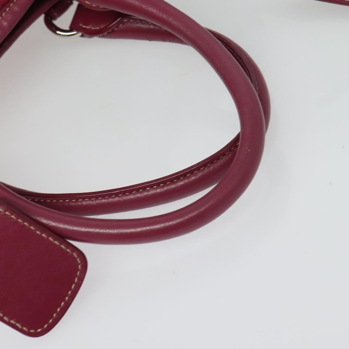 Prada Convertible Belted Hobo Tessuto With Leather Pink Nylon Shoulder Bag Bag (Pre-Owned)