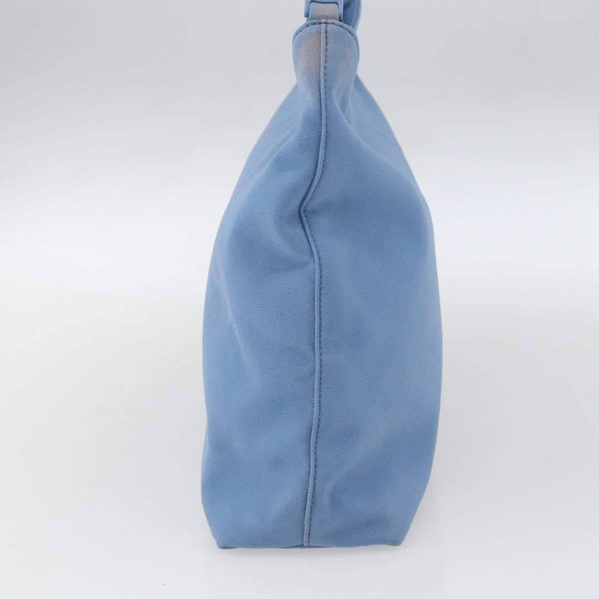 Salvatore Ferragamo Shoulder Nylon Blue Nylon Shoulder Bag Bag (Pre-Owned)