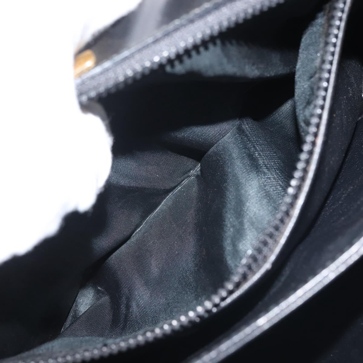 Bally Vintage Leather Black Leather Shoulder Bag Bag (Pre-Owned)