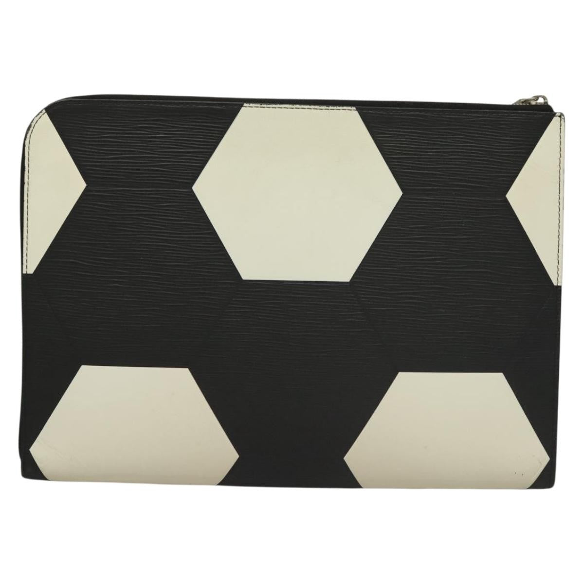 Louis Vuitton Pochette Jour Limited Edition Fifa World Cup Epi Leather Black Leather Clutche & Pouche Bag (Pre-Owned)