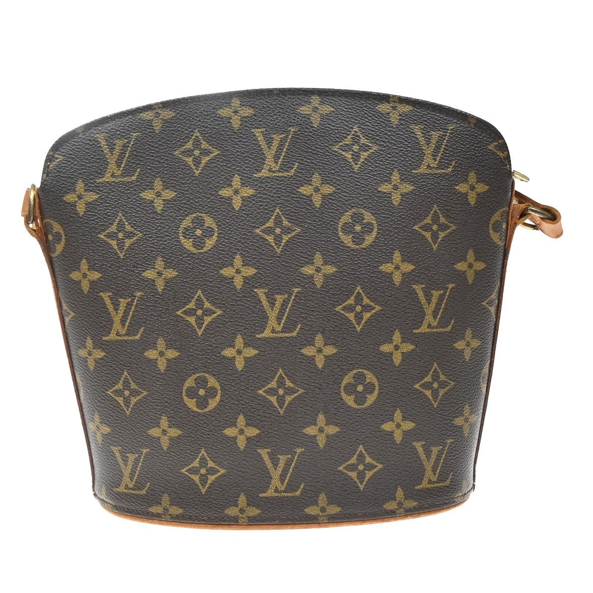 Louis Vuitton Drouot Monogram Canvas Brown Canvas Shoulder Bag Bag (Pre-Owned)