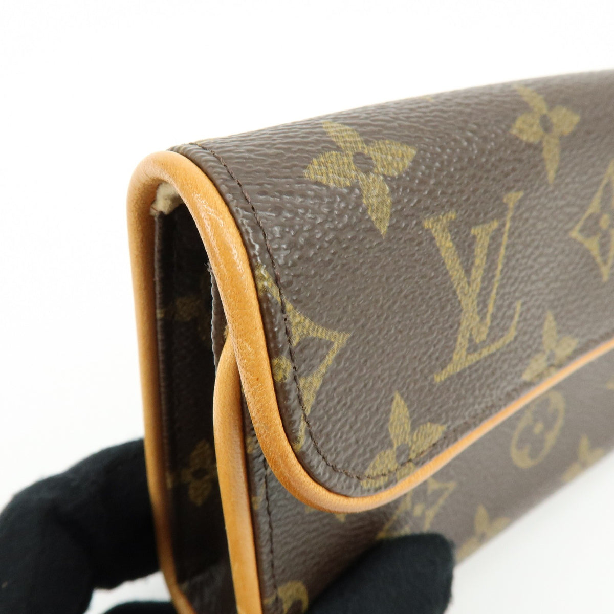 Louis Vuitton Florentine Waist Monogram Canvas Brown Canvas Handbag (Pre-Owned)
