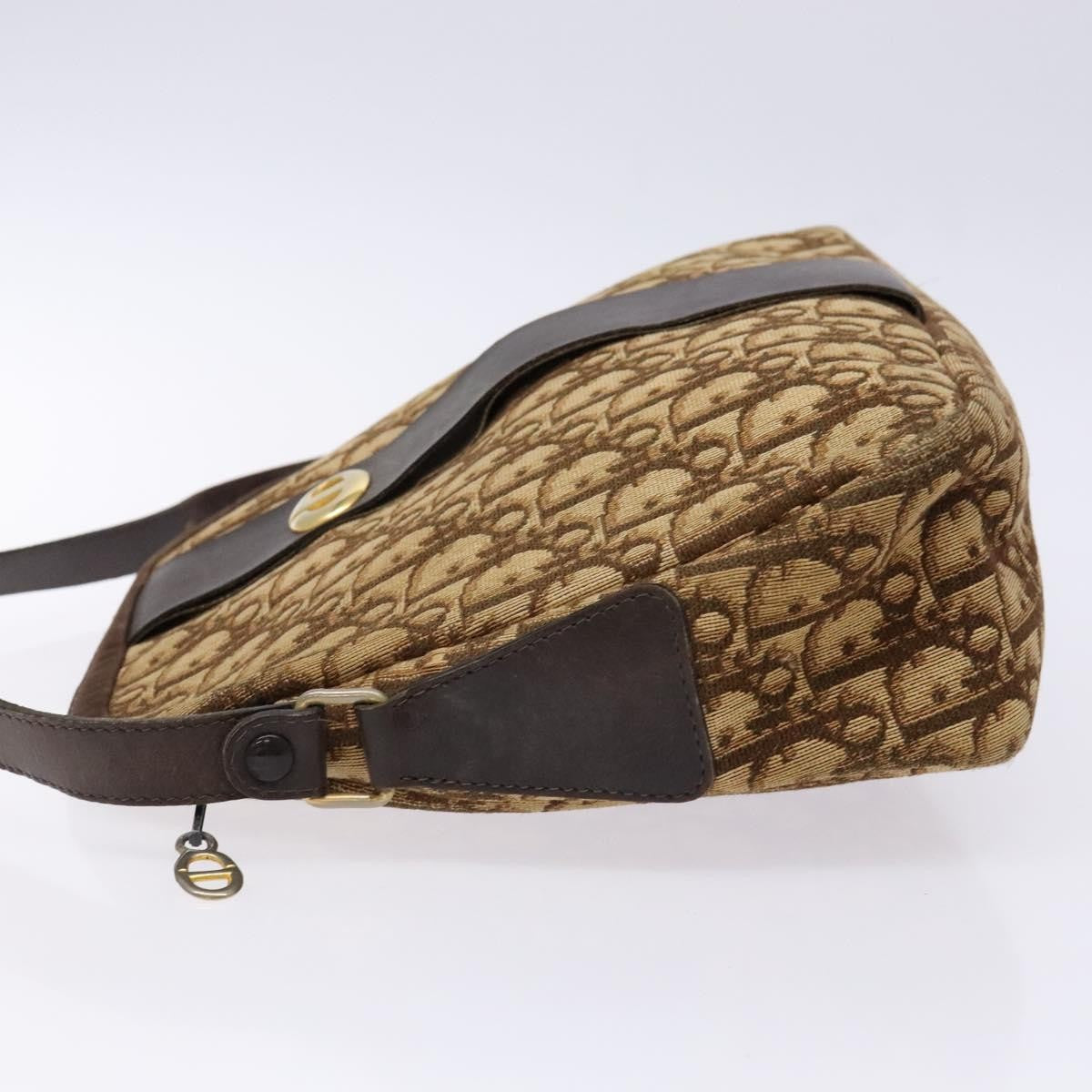 Christian Dior Vintage Trotter Canvas Brown Canvas Bag (Pre-Owned)